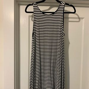 Striped swing dress